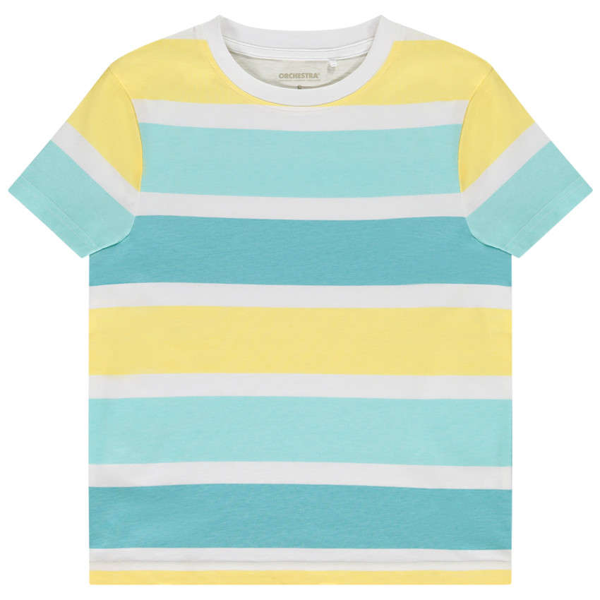 Κοντομάνικο μπλουζάκι με ρίγες για αγόρι 