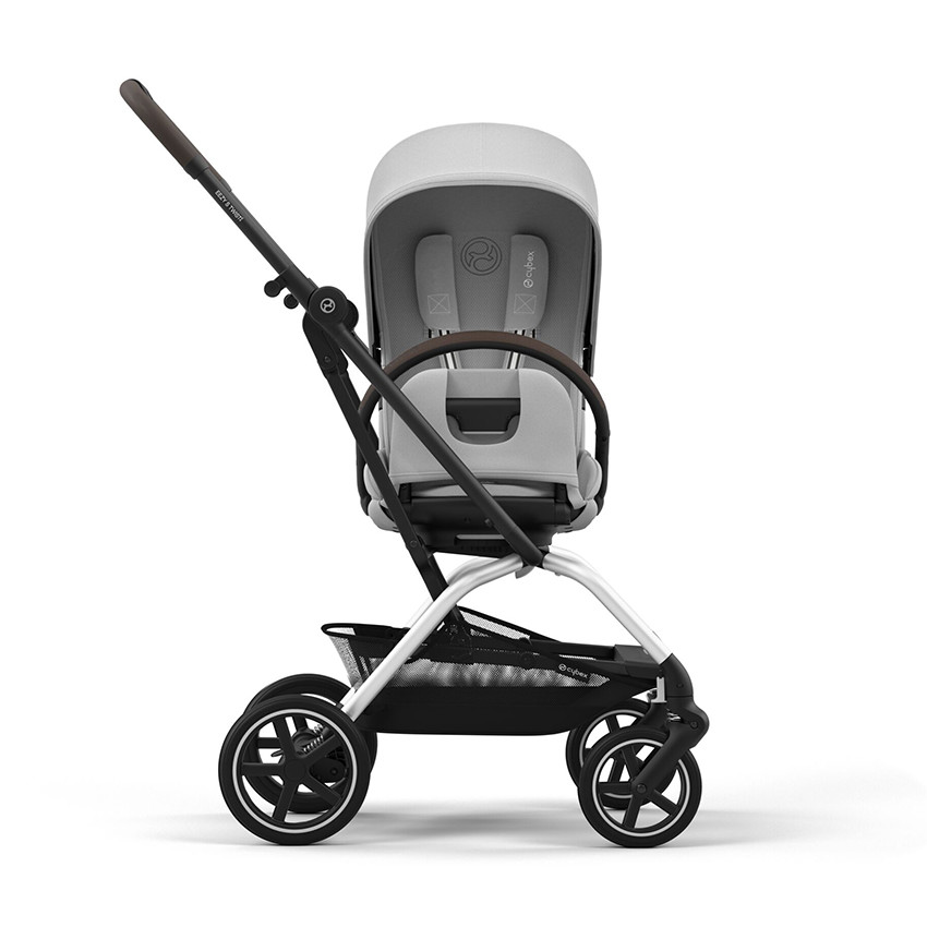 Καρότσι με περιστρεφόμενο κάθισμα Eezy S Twist+ 2 ασημί/γκρι ομίχλη 