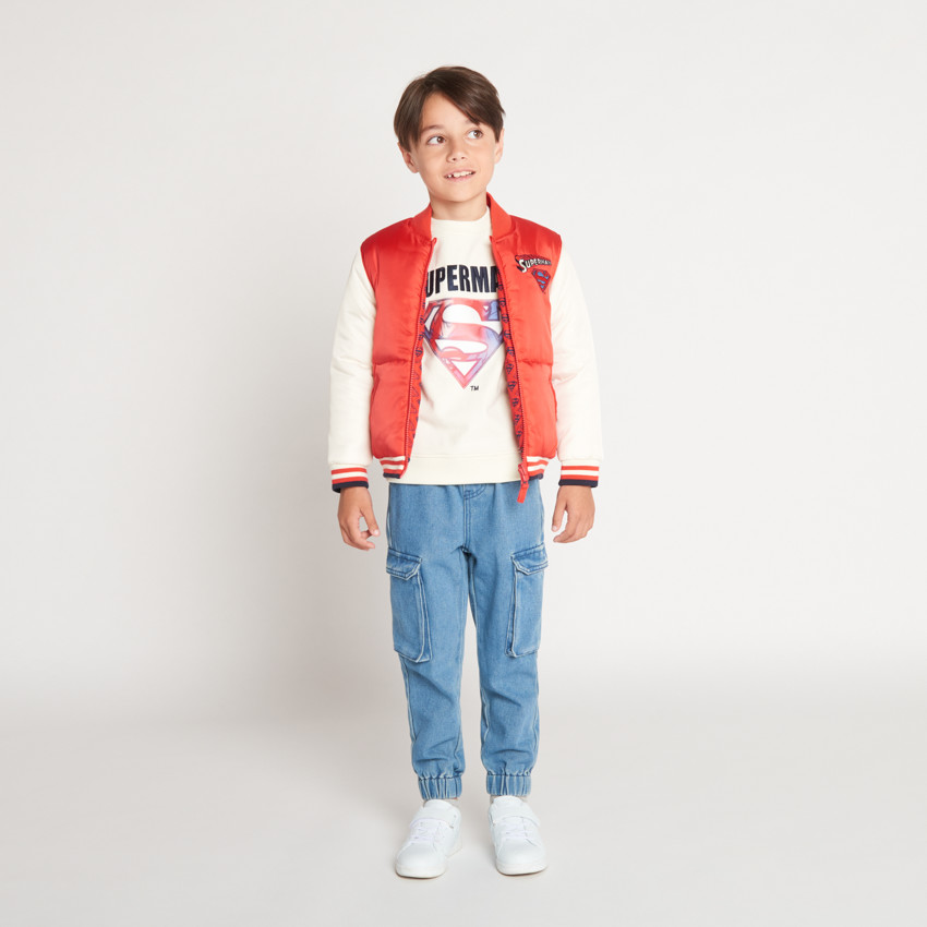Αναστρέψιμο μπουφάν bombers Superman Warner για αγόρι 