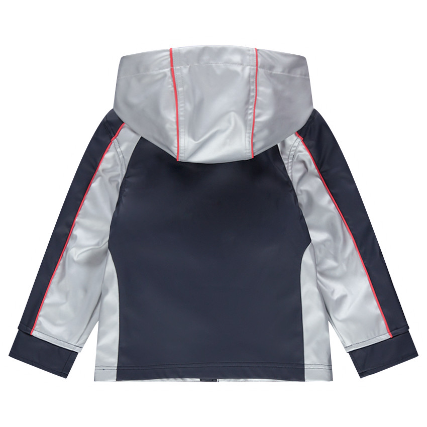 Αντιανεμικό με κουκούλα και τσέπες με φερμουάρ  