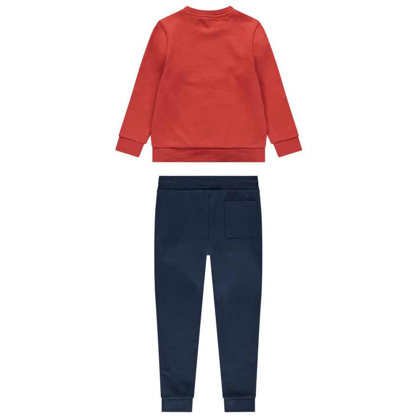 Σετ φόρμας  molleton δίχρωμο  φαντεζί  