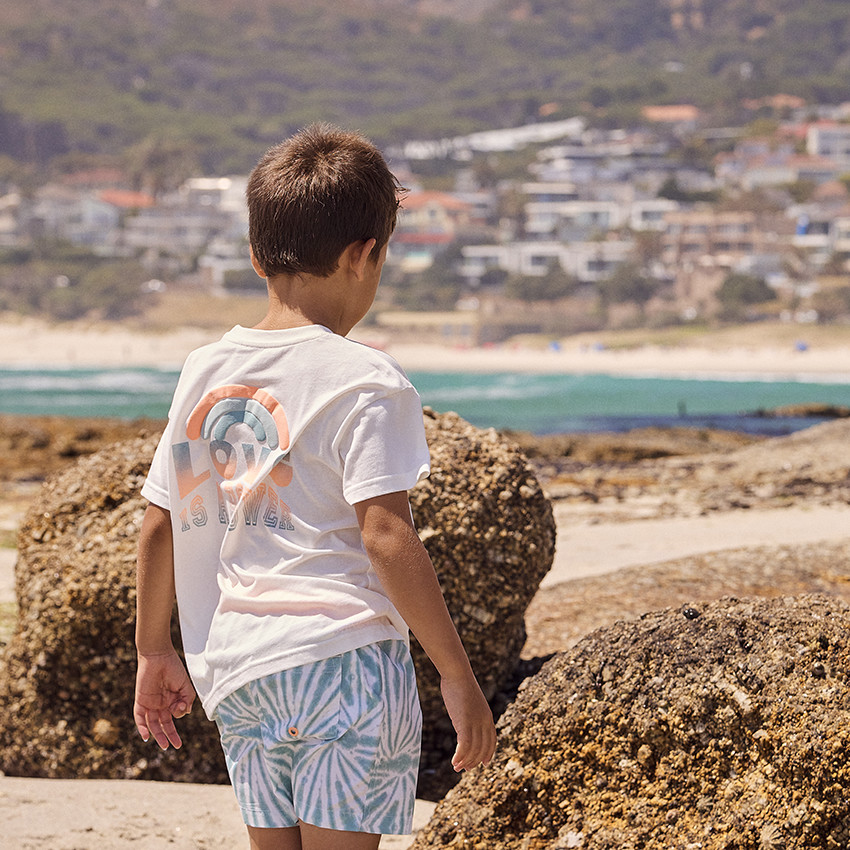 Σορτς μπάνιου με εφέ tie & dye για αγόρι  Additional Σορτς μπάνιου με εφέ tie & dye για αγόρι
