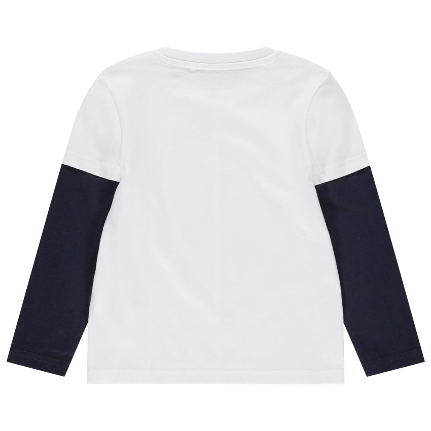 T-shirt manches longues effet 2 en 1 print 4x4 