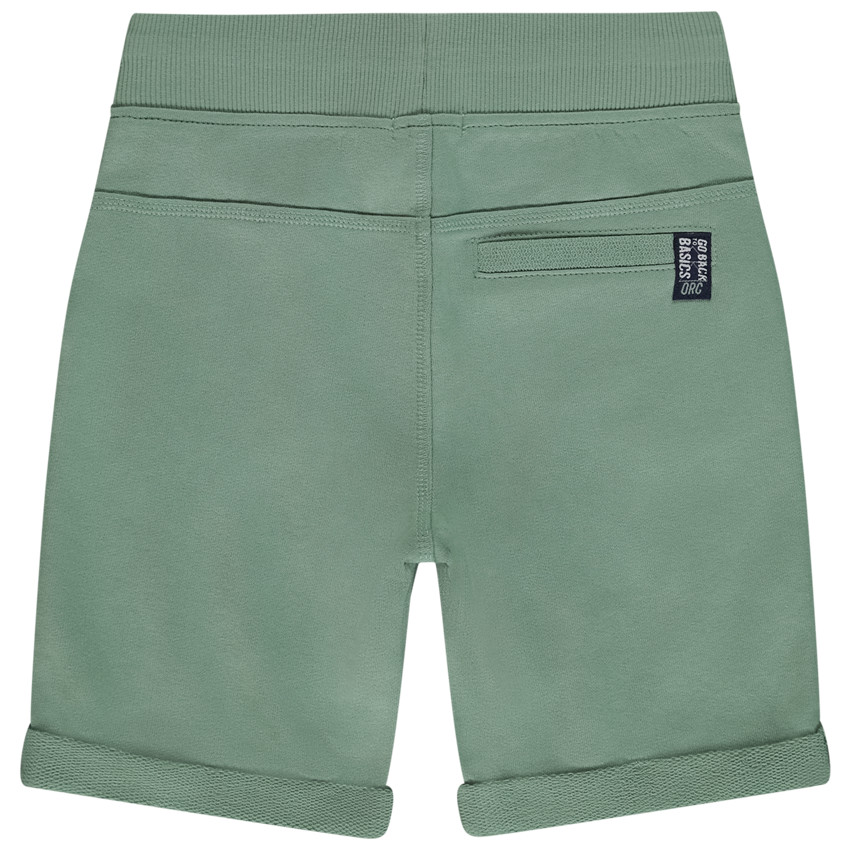 Βερμούδα από molleton μονόχρωμο για αγόρι 