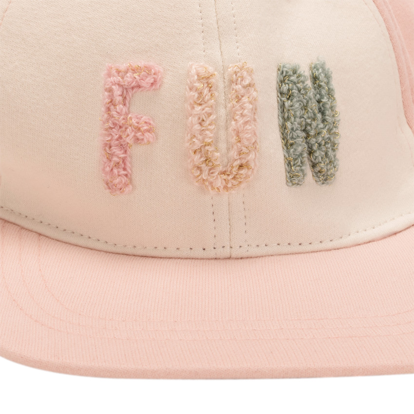 Καπέλο snapback Fun με patchs bouclettes κορίτσι 