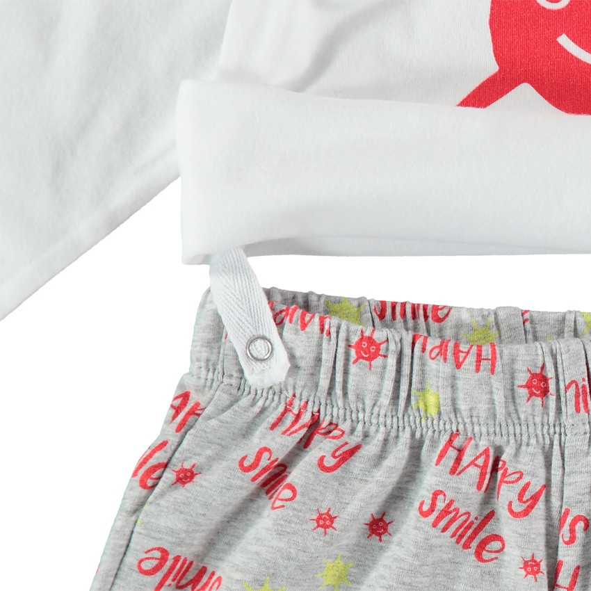 Pyjama 2 pièces en jersey manches longues printé  Additional Pyjama 2 pièces en jersey manches longues printé