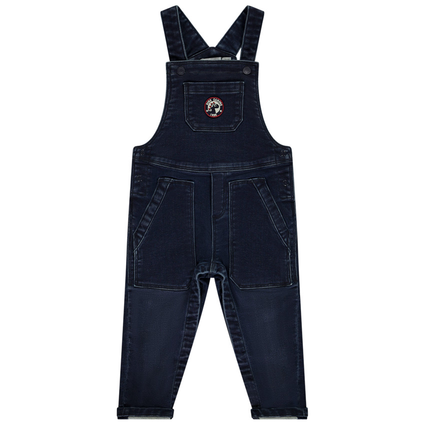 Μακρύ σορτσάκι εφέ τζιν με σήμα δεινόσαυρου για μωρό αγόρι 