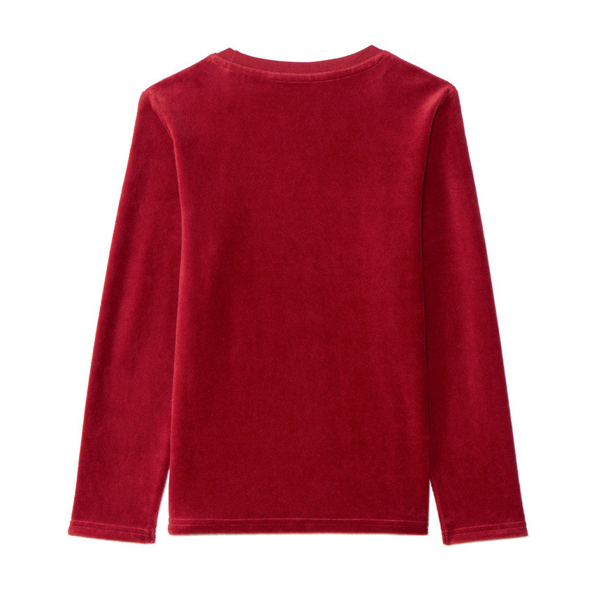 Set pyjama en velours motif rugby pour garçon 