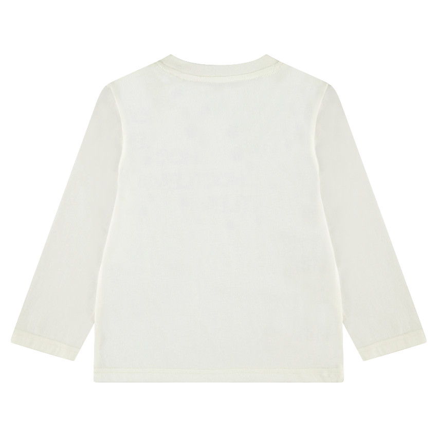 Μακρυμάνικη μπλούζα ζέρσεϊ με τυπωμένο μήνυμα 