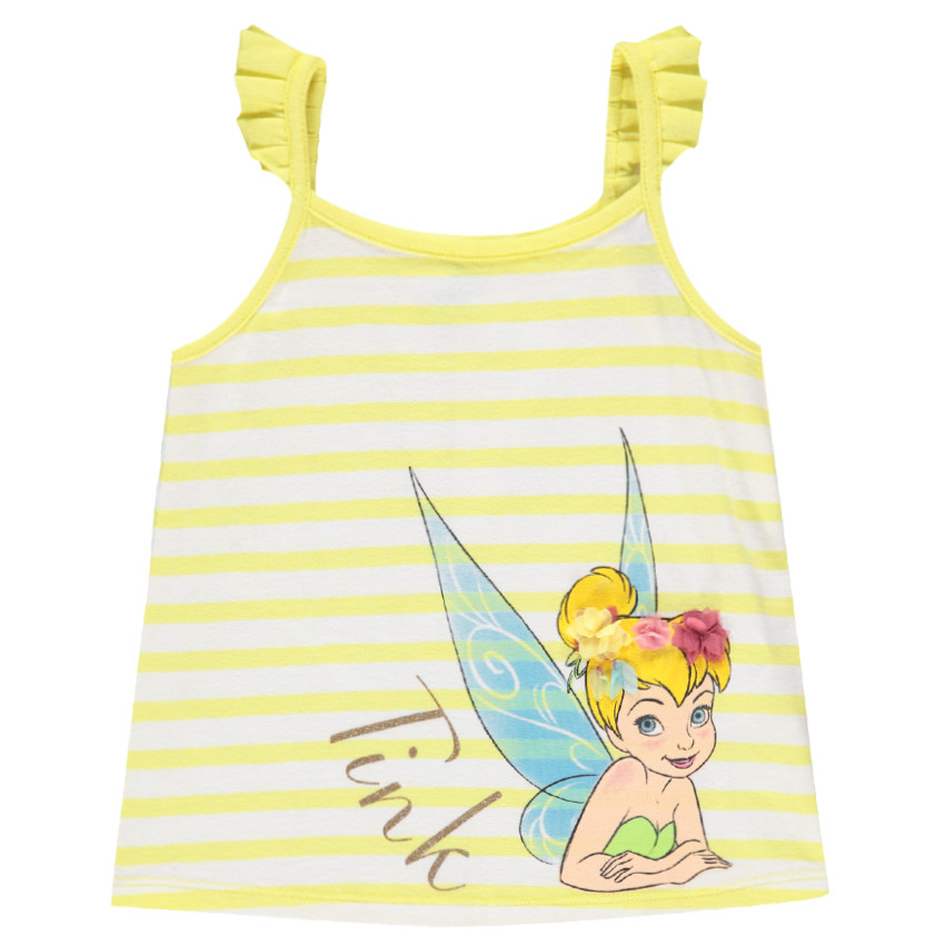 Τοπ με βολάν στις τιράντες και στάμπα Tinker Bell  Additional Τοπ με βολάν στις τιράντες και στάμπα Tinker Bell