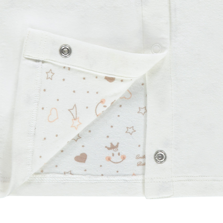 Σετ αμάνικο φόρεμα και κοντομάνικο με τύπωμα ©Smiley Baby 