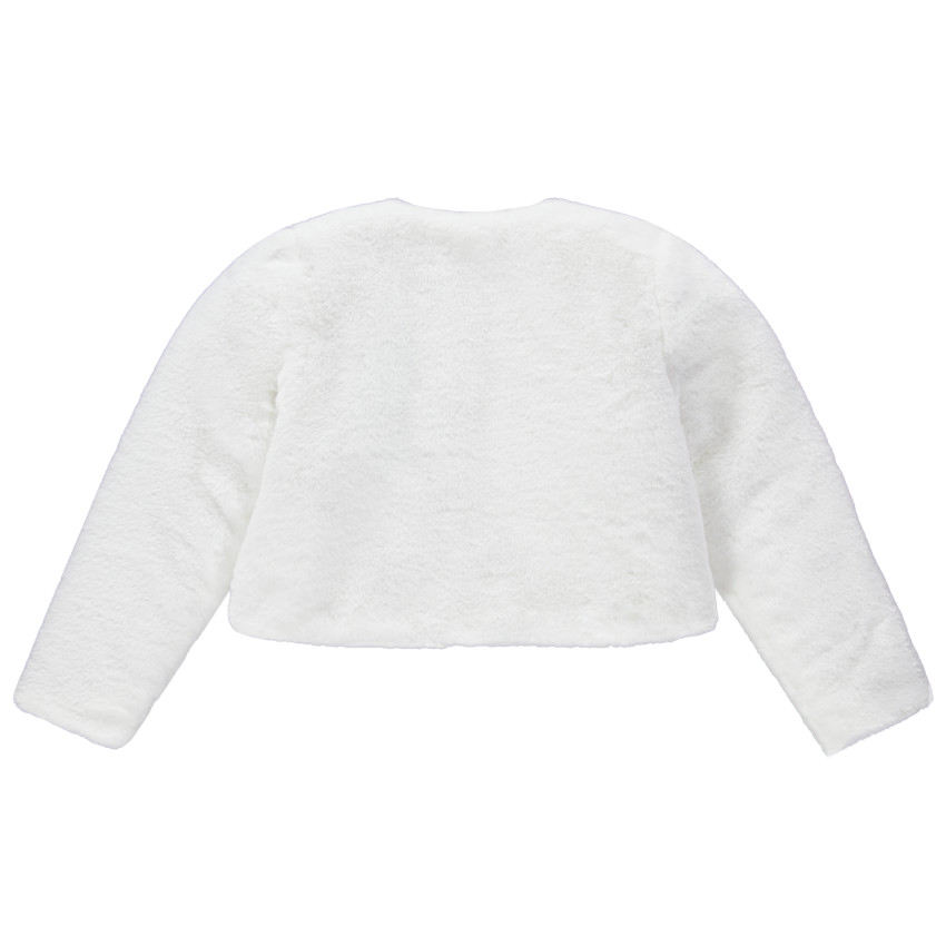 Κοντή ζακέτα από συνθετική γούνα 