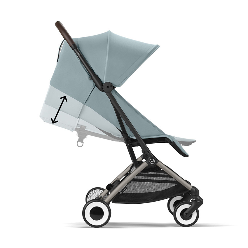 Καρότσι ultra-compact Orfeo ταμπά/θολό μπλε 