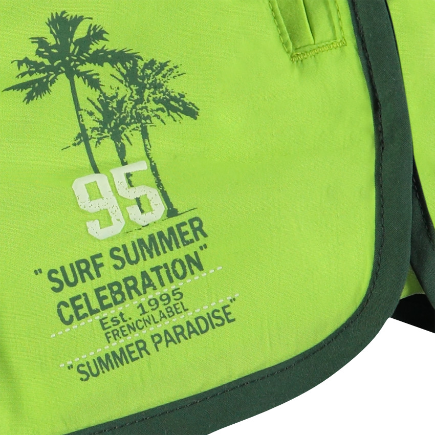 Μαγιό-σορτσάκι με στάμπα φοίνικες 