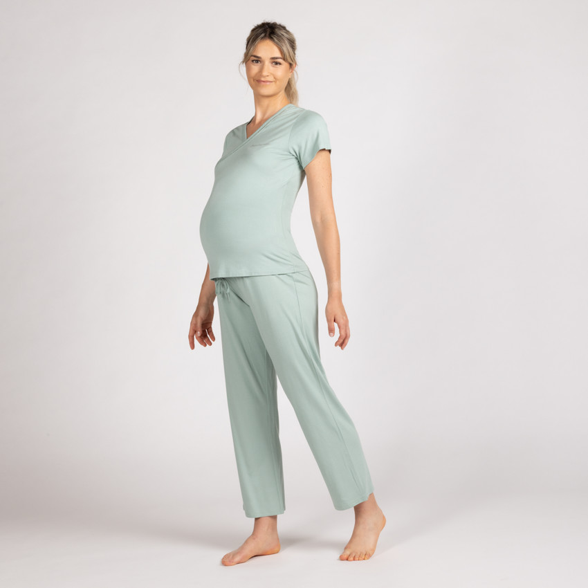 Μπλούζα θηλασμού με σχέδιο για πιτζάμα εγκυμοσύνης 