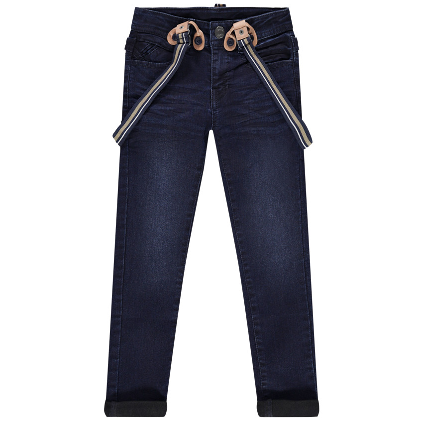 Τζιν slim με αφαιρούμενες τιράντες  