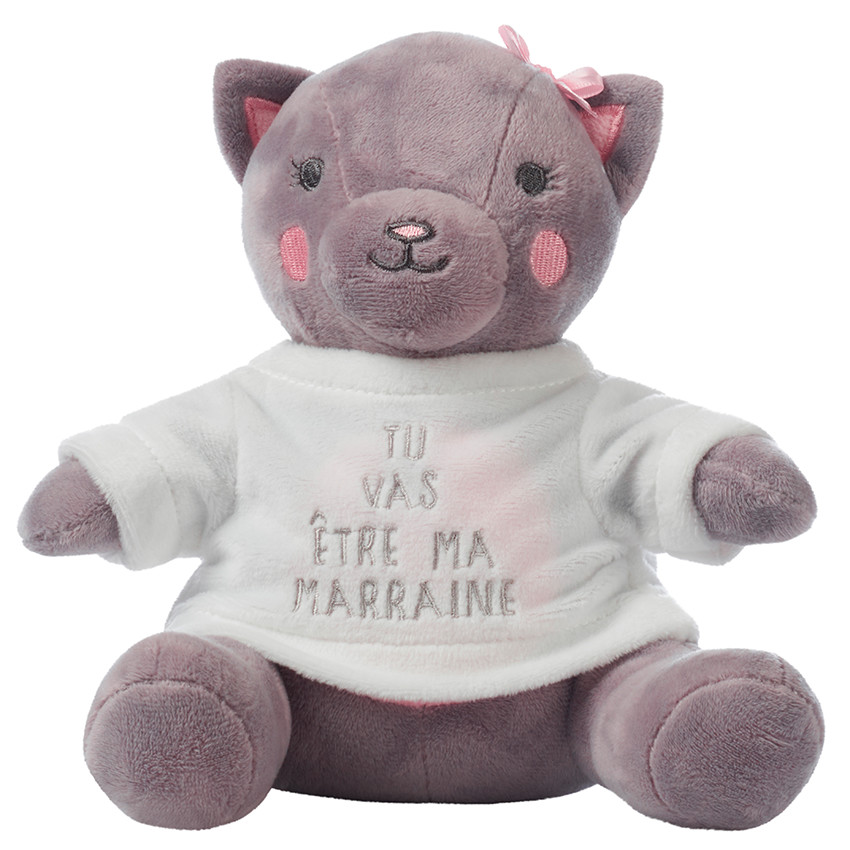 T-shirt ντυσίματος αρκουδάκι "Θα γίνεις νονά" 