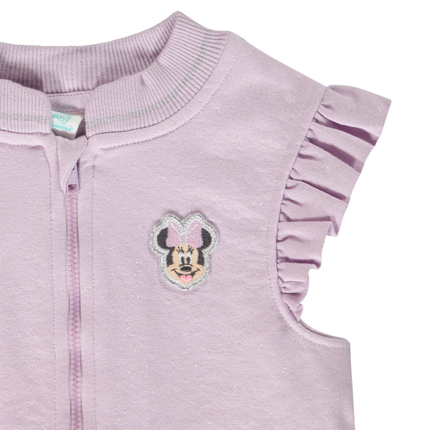 Σετ 3 τεμαχίων molletonné με ζακέτα Minnie Disney για bebe κορίτσι 