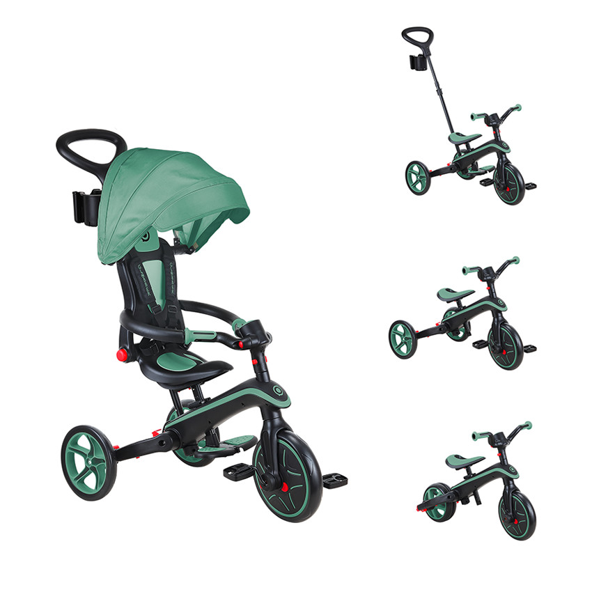 Τρίκυκλο Trike Explorer 4 σε 1 Αναδιπλούμενο - Χρώμα Olive 
