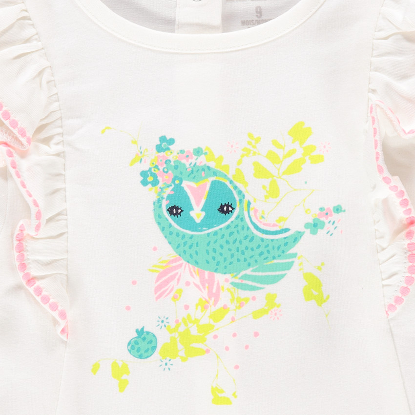 Σύνολο μακρυμάνικη τουνίκ με στάμπα και ανοιχτό ροζ κολάν 