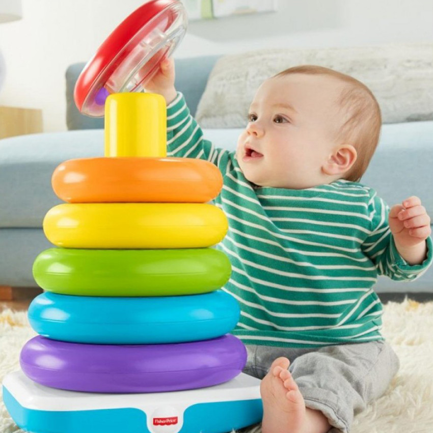 Πυραμίδα με πολύχρωμους κρίκους 