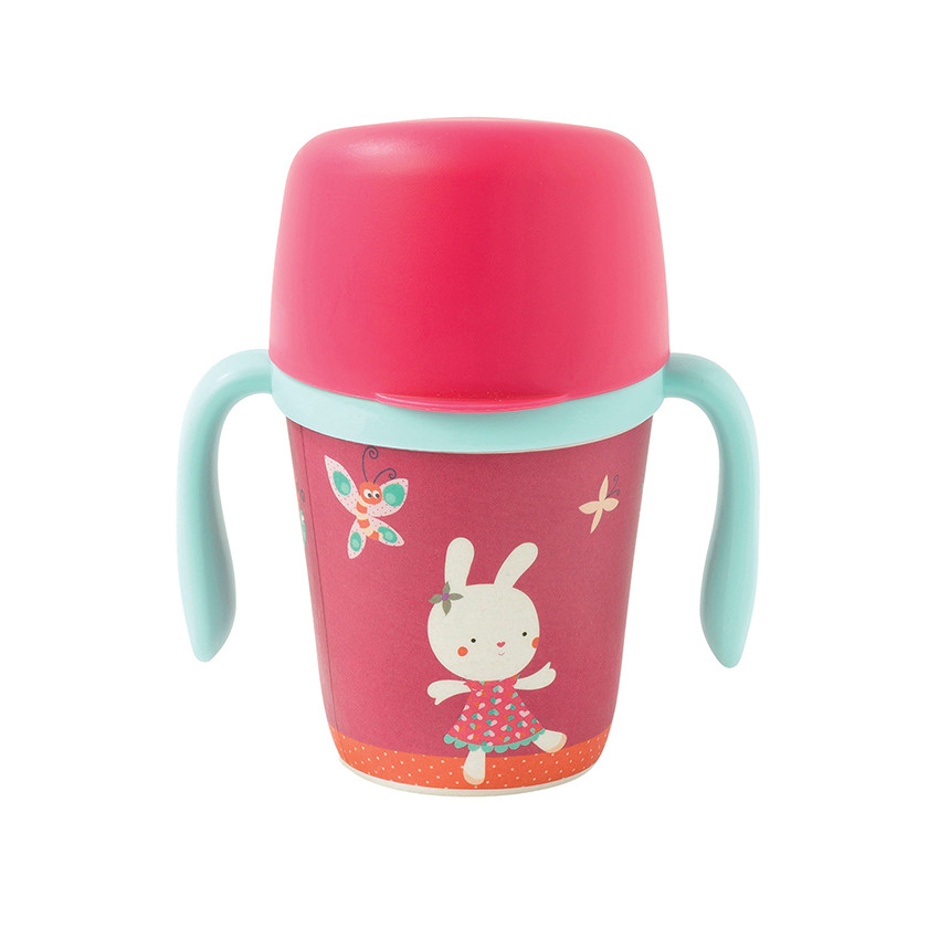 Κύπελλο εκμάθησης μπαμπού - Ροζ   Additional Κύπελλο εκμάθησης μπαμπού - Ροζ