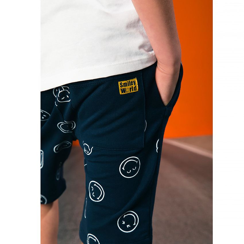 Ensemble de plage débardeur et bermuda SmileyWorld pour garçon 