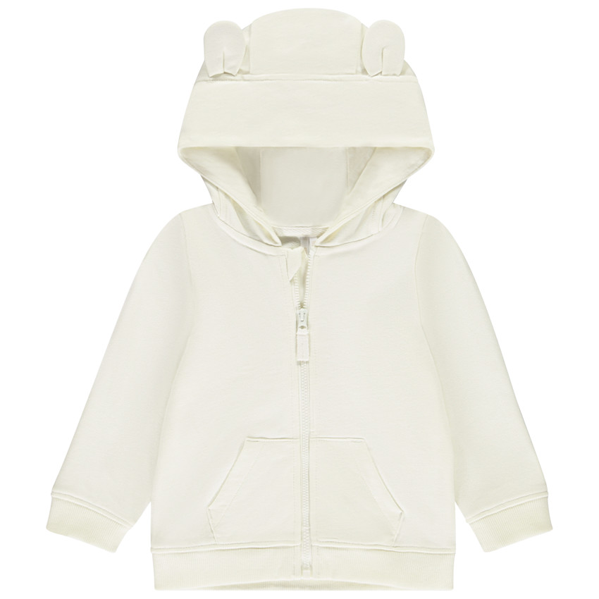 Ζακέτα από φούτερ με κουκούλα και φαντεζί σχέδιο για μωρό αγόρι 