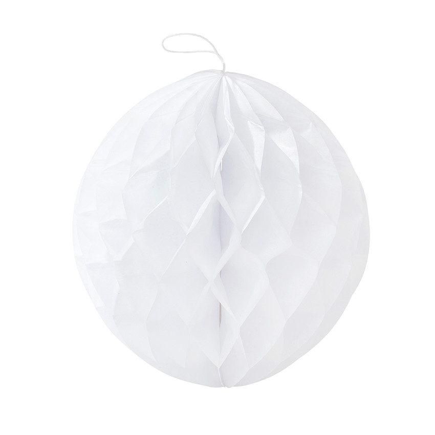 Σετ από 3 μπαλάκια από χαρτί με εφέ κυψελωτού σχεδίου 