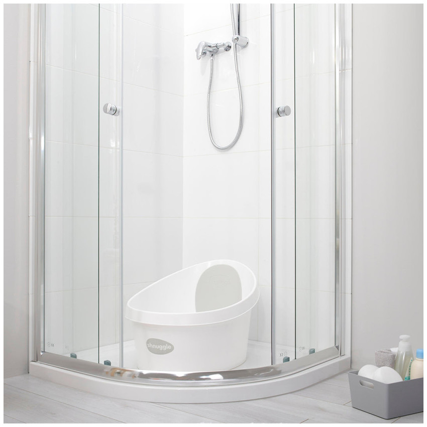 Baignoire pour les petits enfants 12M+ Blanc/Gris clair 