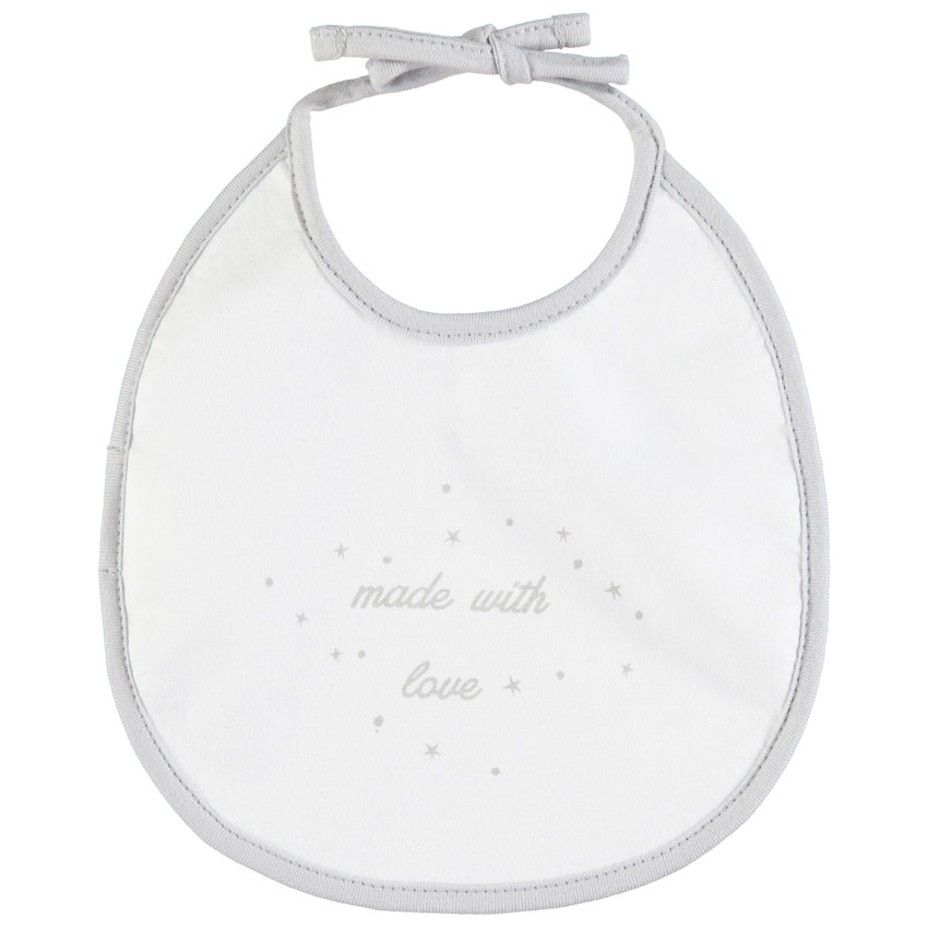 Σαλιάρα από βαμβάκι με αγάπη για δέσιμο 