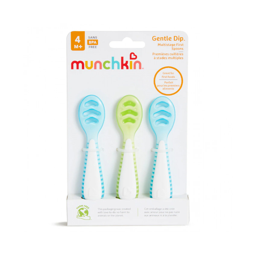 Σετ Κουτάλια Για Βρέφη (Μπλε -Πράσινο) 