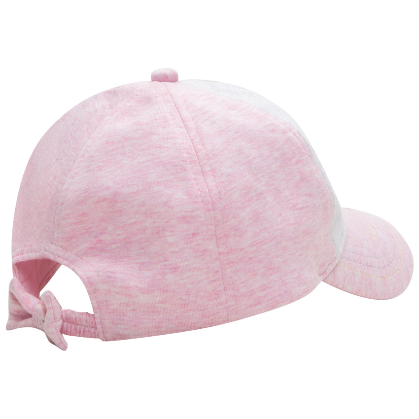 Καπέλο δίχρωμο με κέντημα Smiley Baby για κορίτσι. 