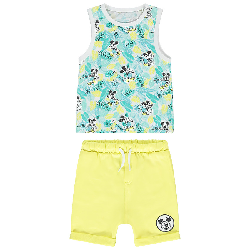 Ensemble de plage débardeur et bermuda Mickey Disney 