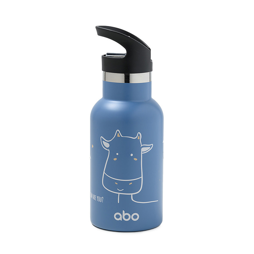 Παιδικο Παγουρι Θερμος Abottle Hello! Cow Are You? Με Εξτρα Πωμα - 350Ml 