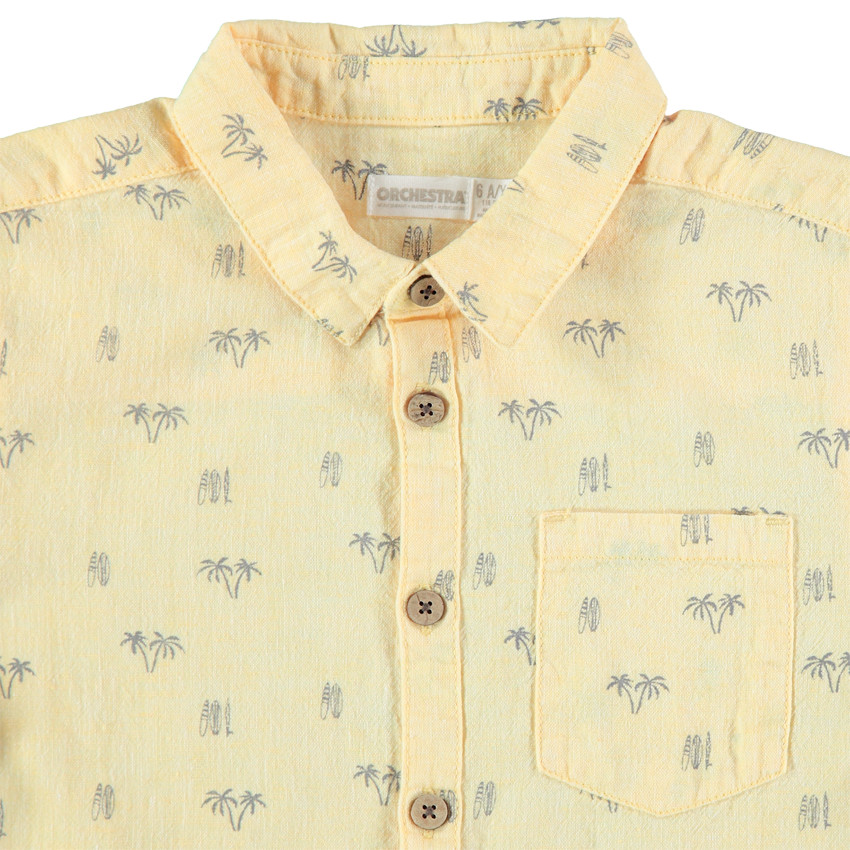 Πουκάμισο κοντομάνικο με τύπωμα.  Additional Πουκάμισο κοντομάνικο με τύπωμα.