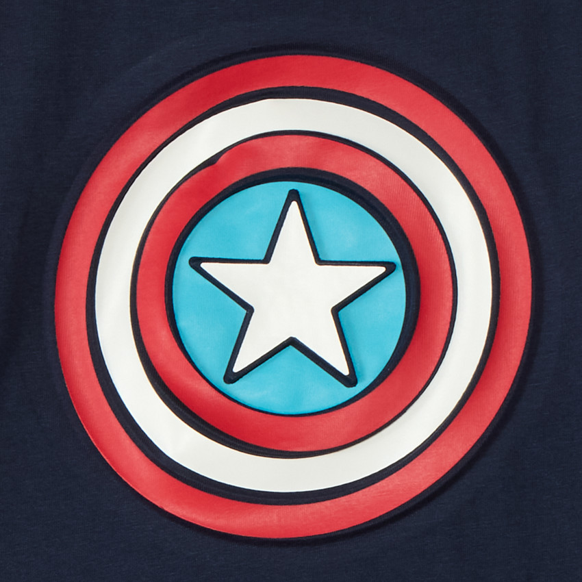 Συγκρότημα t-shirt + βερμούδα Captain America Marvel για αγόρι 