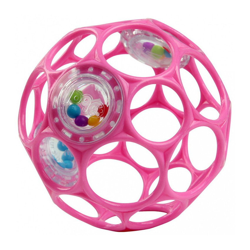 Παιχνίδι Oball Bs Oball Rattle Easy Grasp Toy Pink 