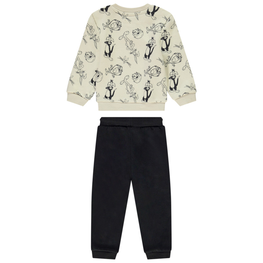 Σετ 2 τμχ. σε molleton με σχέδιο Looney Tunes για bebe αγόρι 