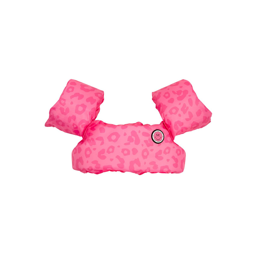 Μπρατσάκια κολύμβησης με σουτιέν σε ροζ λεοπάρ σχέδιο 