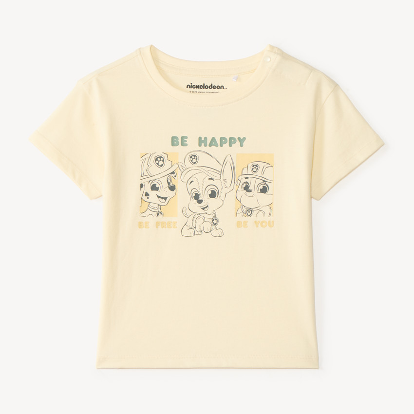 T-shirt à manches courtes avec impression Pat' Patrouille pour bébé garçon 