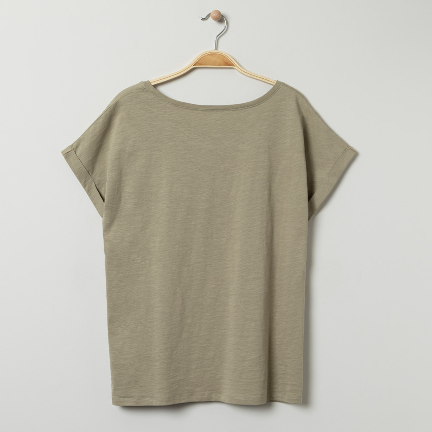 T-shirt εγκυμοσύνης κοντομάνικο με μήνυμα 