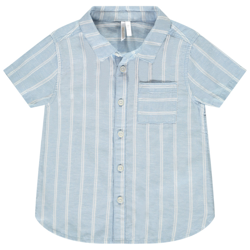 Πουκάμισο κοντομάνικο με ρίγες για bebe αγόρι 