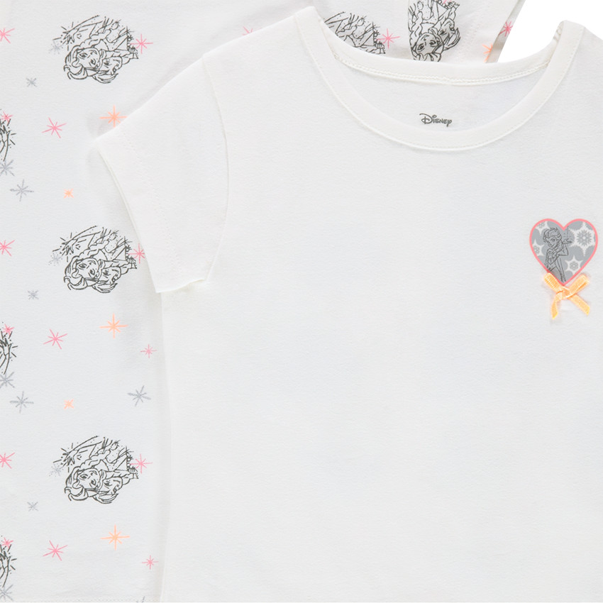 Σετ 2 βαμβακερά μπλουζάκια-φανελάκια με σχέδιο την Έλσα της Disney 