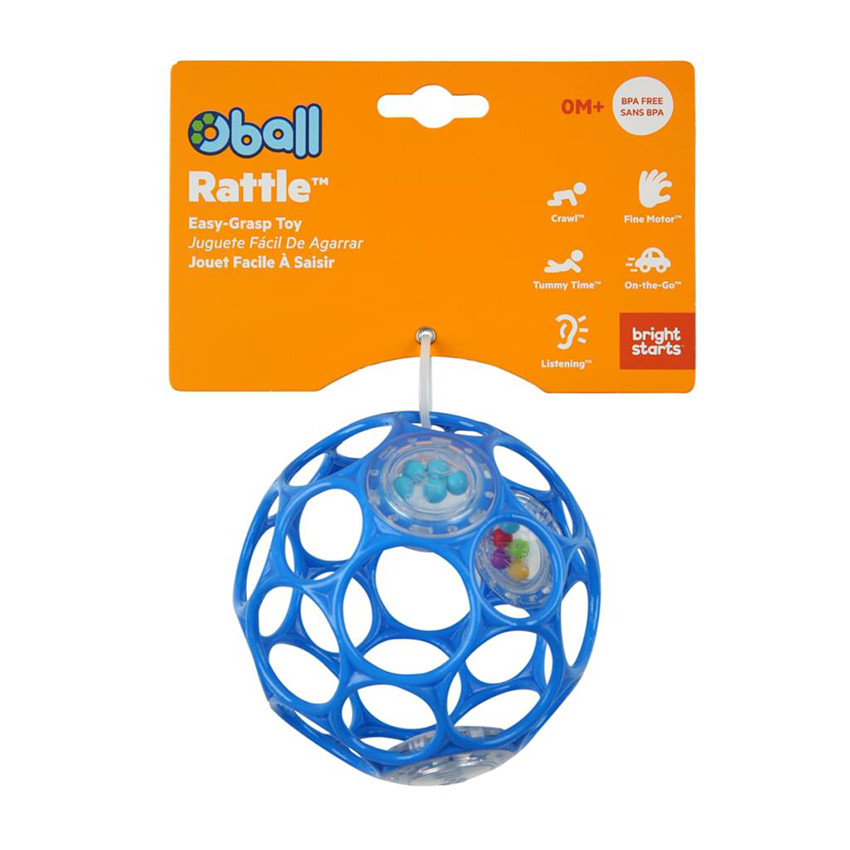 Παιχνίδι Oball Bs Oball Rattle Easy Grasp Toy Blue 