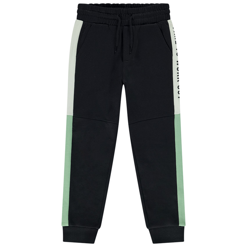 "Φόρμα από φούτερ με τοποθετημένες ρίγες για αγόρι" 