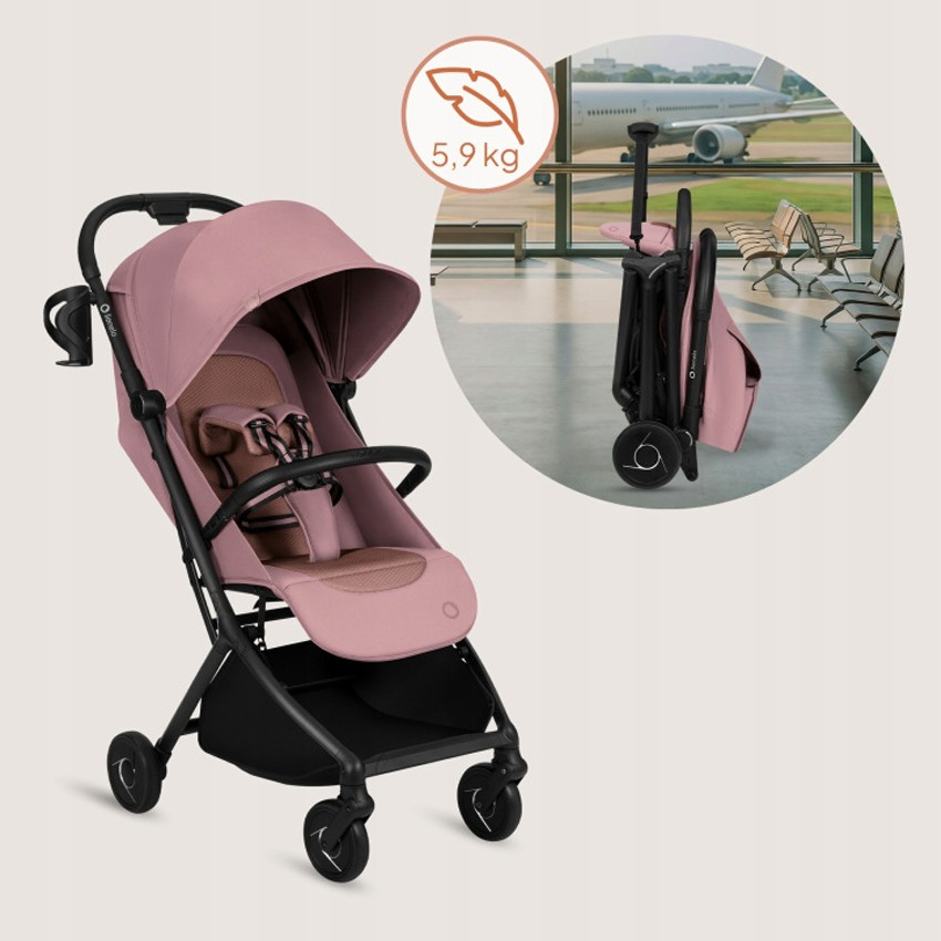 Καρότσι Ταξιδίου έως 22kg Sia Pink Rose Lionelo  