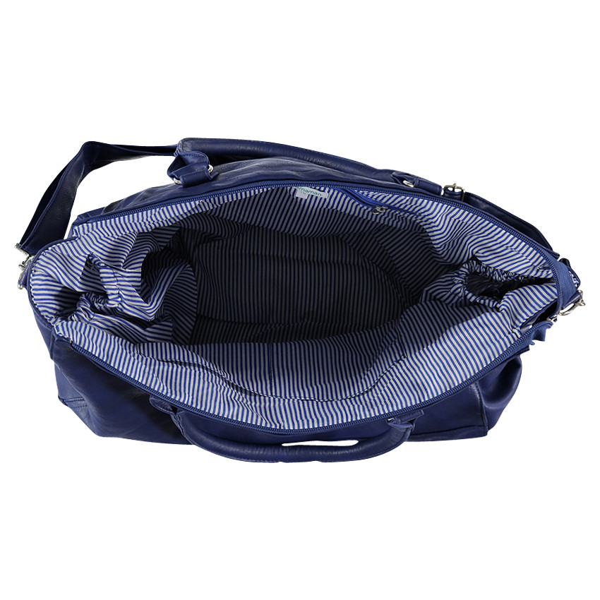 Sac à langer effet cuir uni 