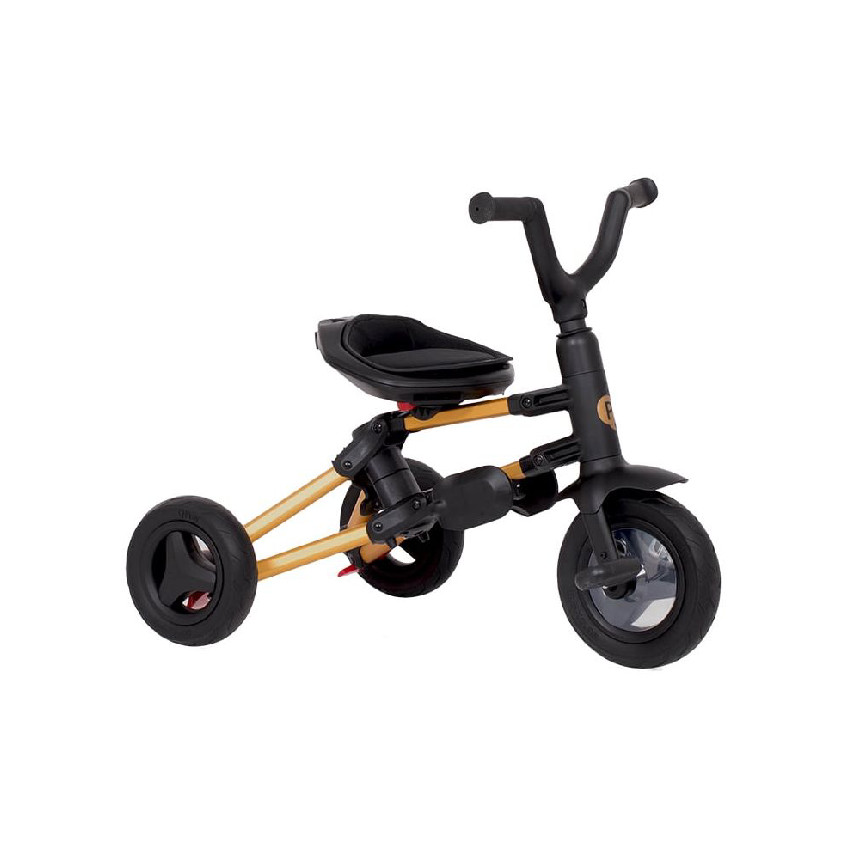 Ποδηλατακι Τρικυκλο Σπαστο Nova Air Wheels Golden-Black Exclusive QPLAY 