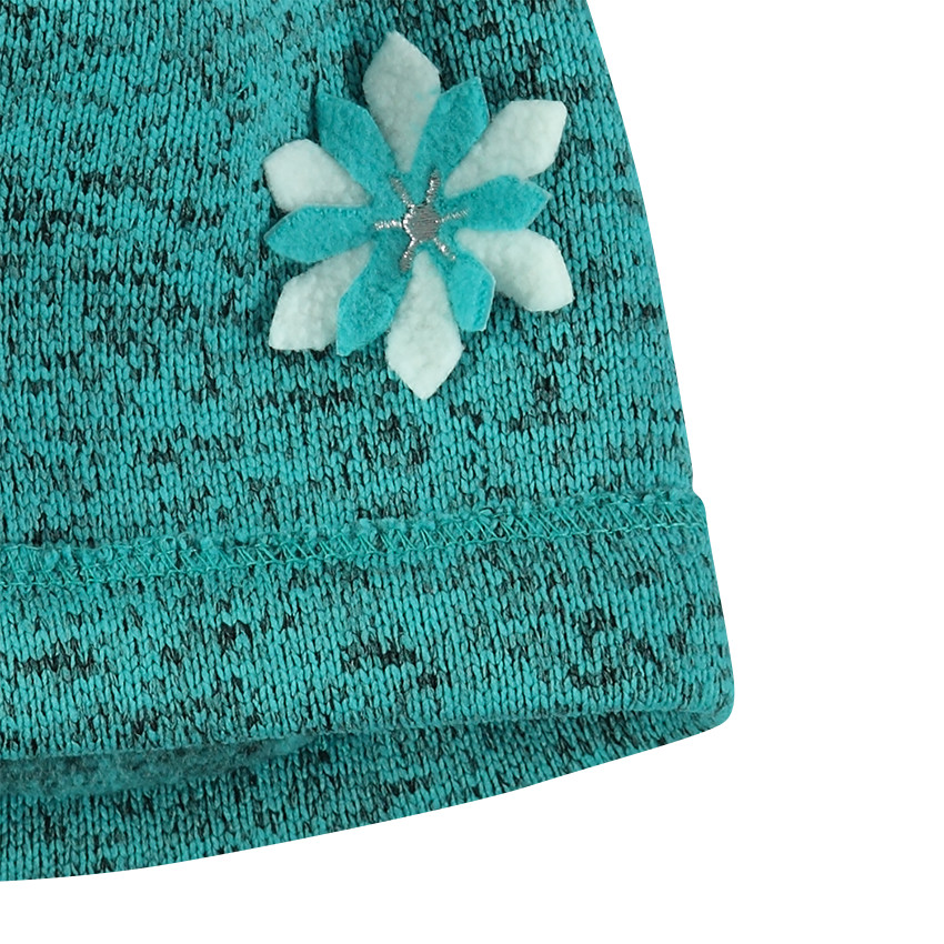 Σκούφος σε χοντρή πλέξη, με φλις επένδυση 